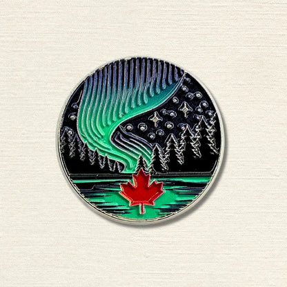 Aurora Canada Enamel Pin