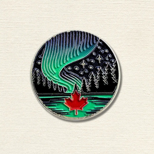 Aurora Canada Enamel Pin