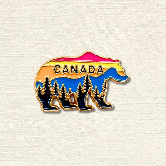 Canada Bear Enamel Pin
