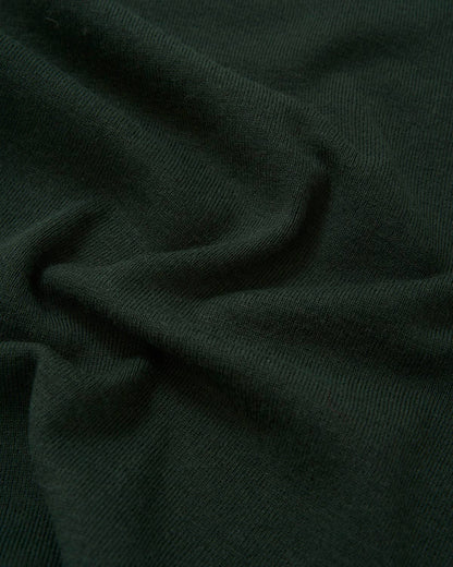 Dark Green Knit Triangle Scarf