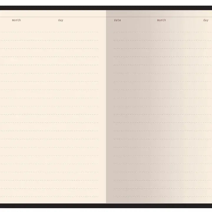 Vegan Leather Hardcover Daily Planner - Lush Leaves