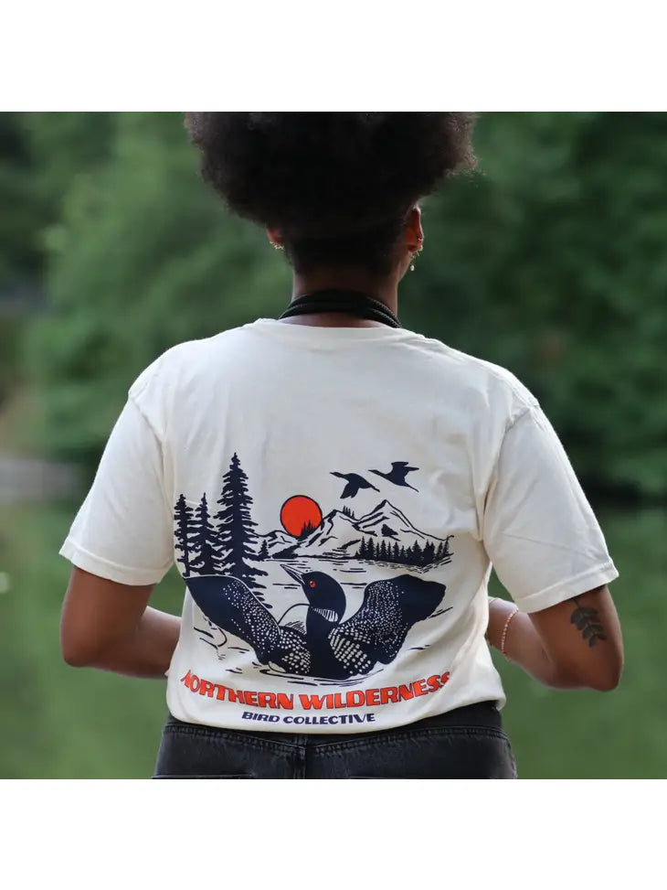 Northern Wilderness Loon T-Shirt-Ivory