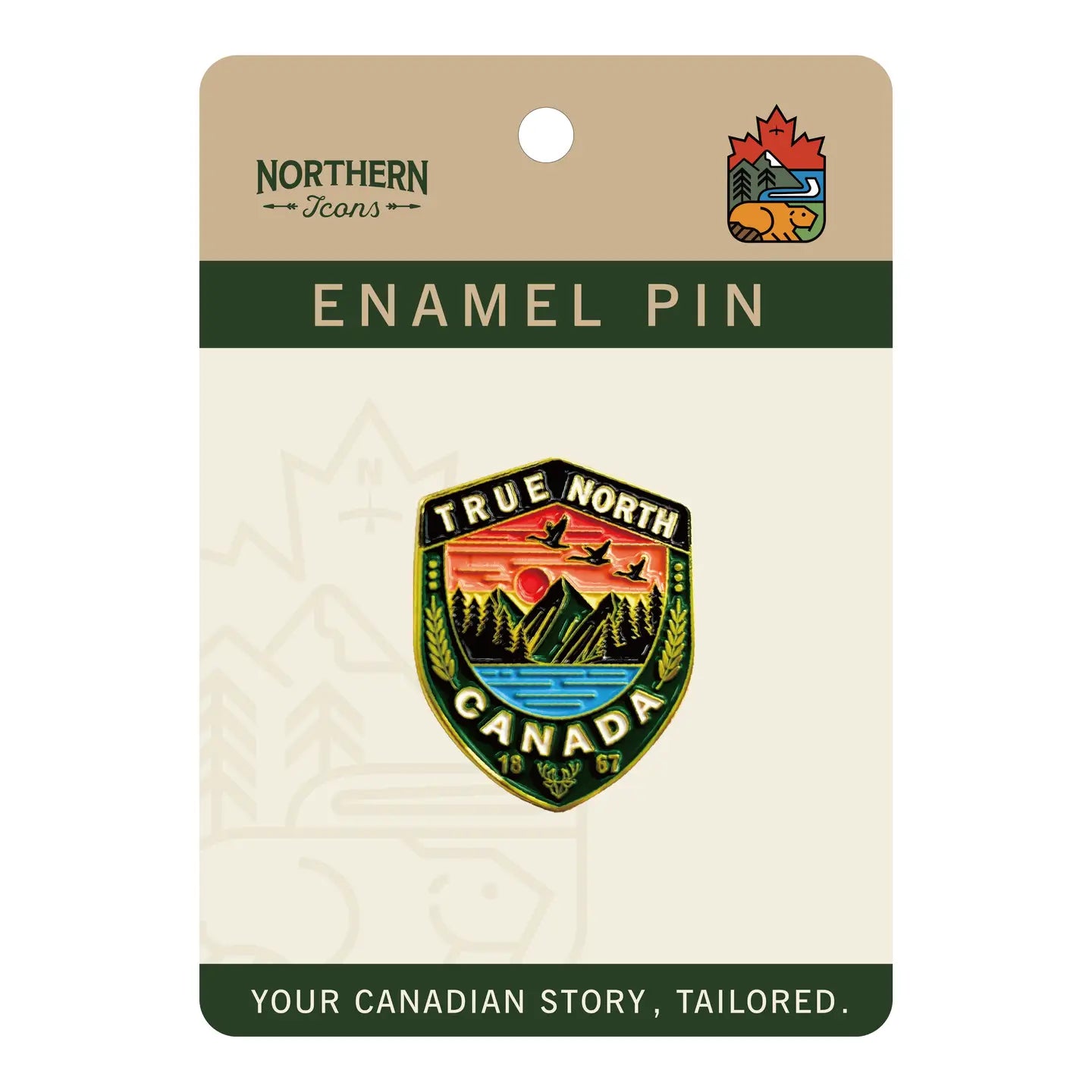 True North Heritage Enamel Pin