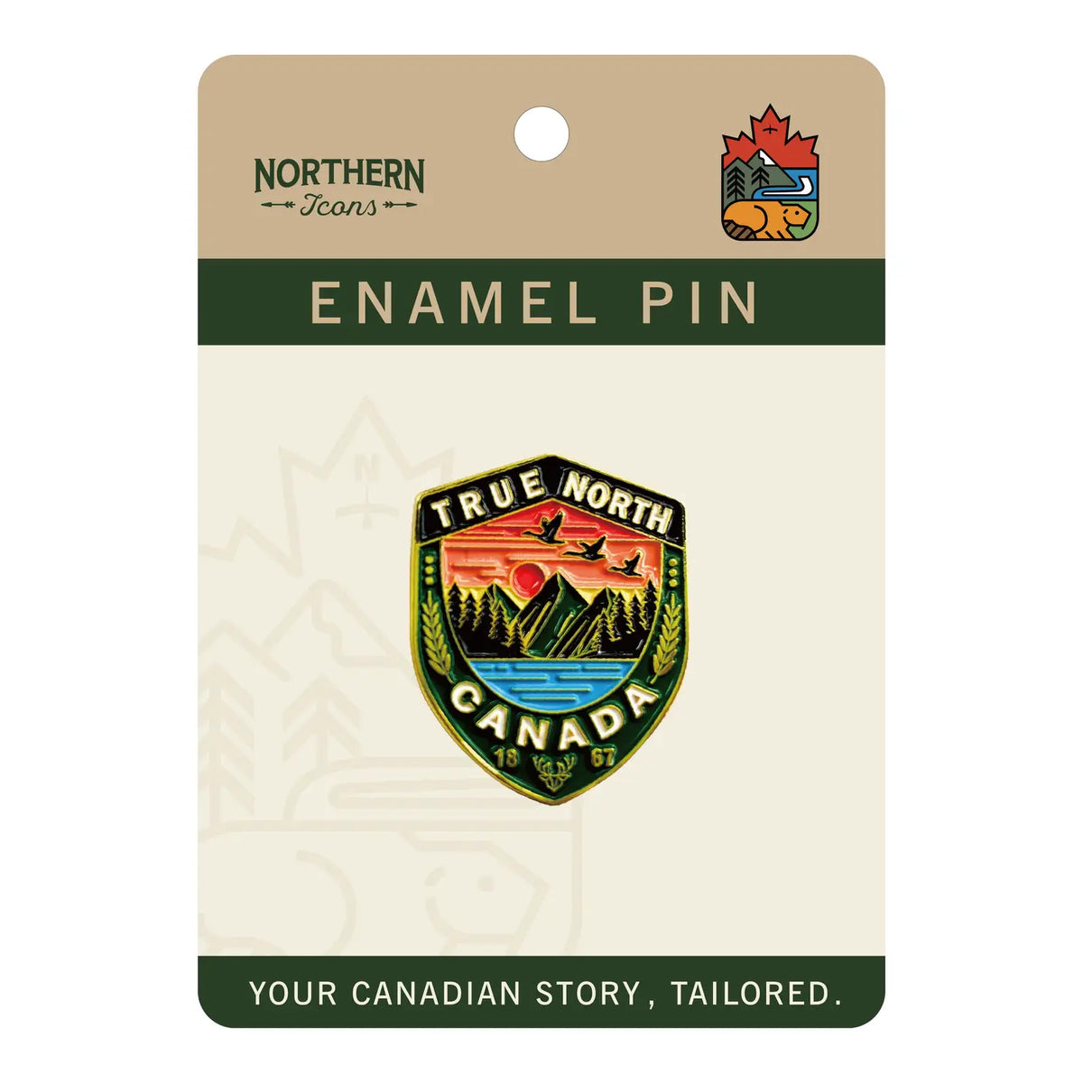 True North Heritage Enamel Pin