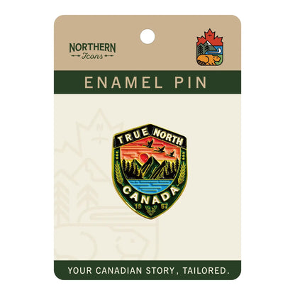 True North Heritage Enamel Pin
