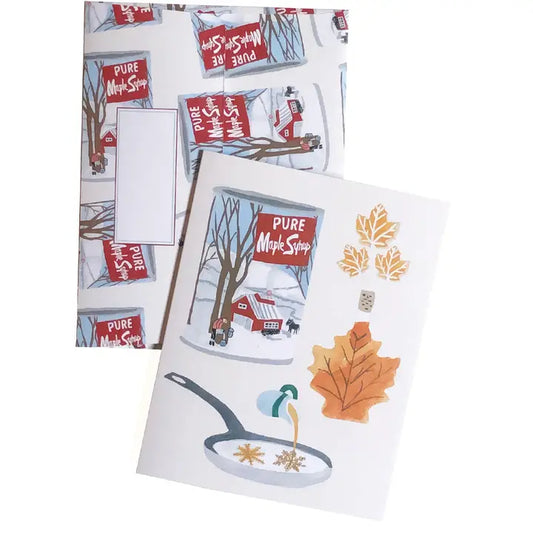 Maple Syrup Greeting Card