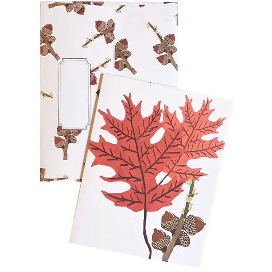 Scarlet Oak Greeting Card