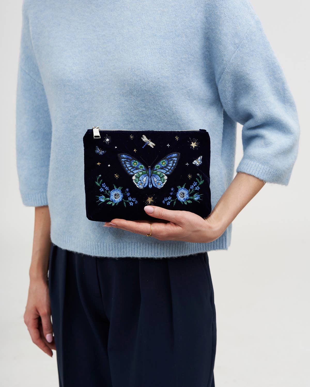Butterfly Pouch in Velvet