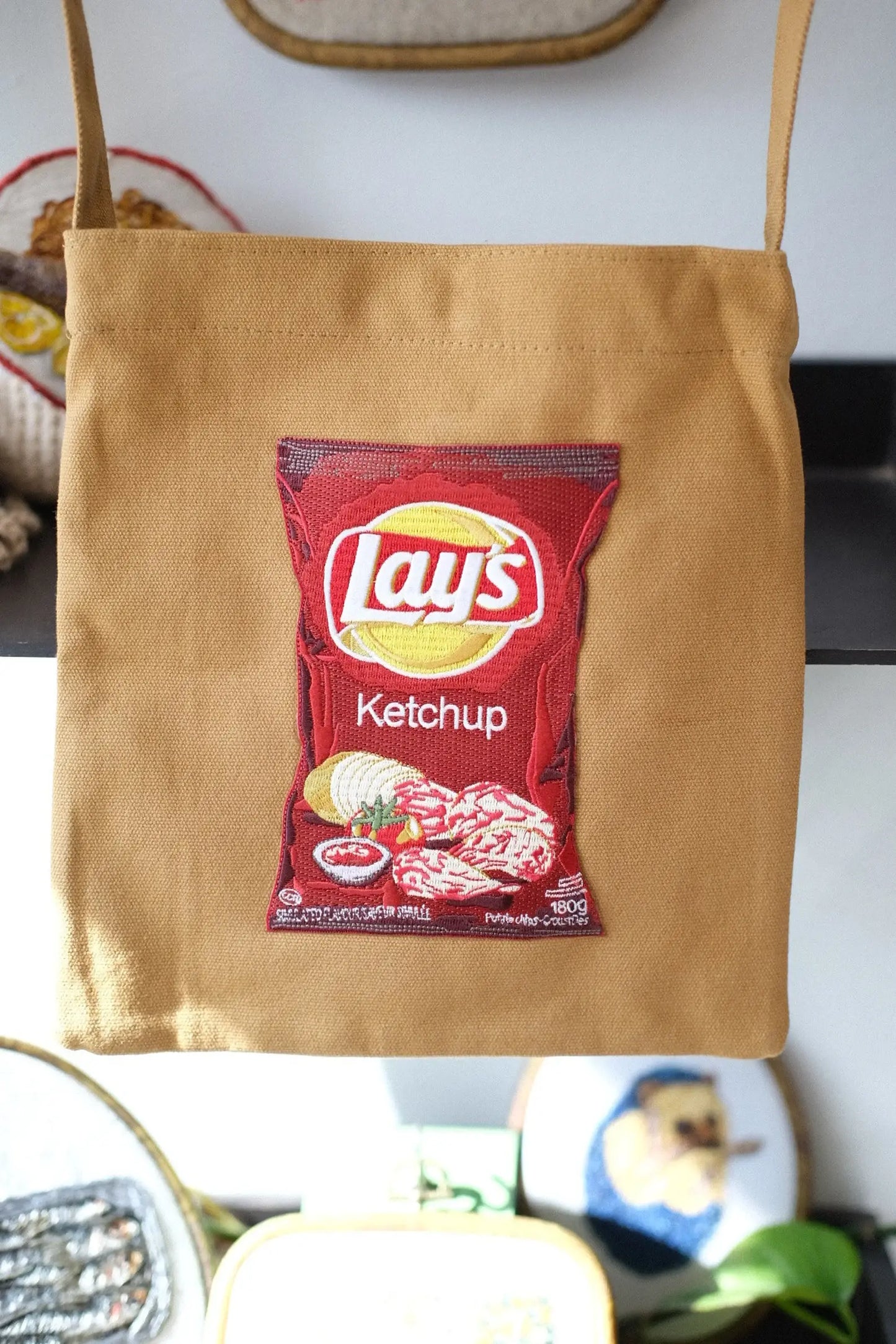 Embroidered “Lay’S Ketchup” Patch