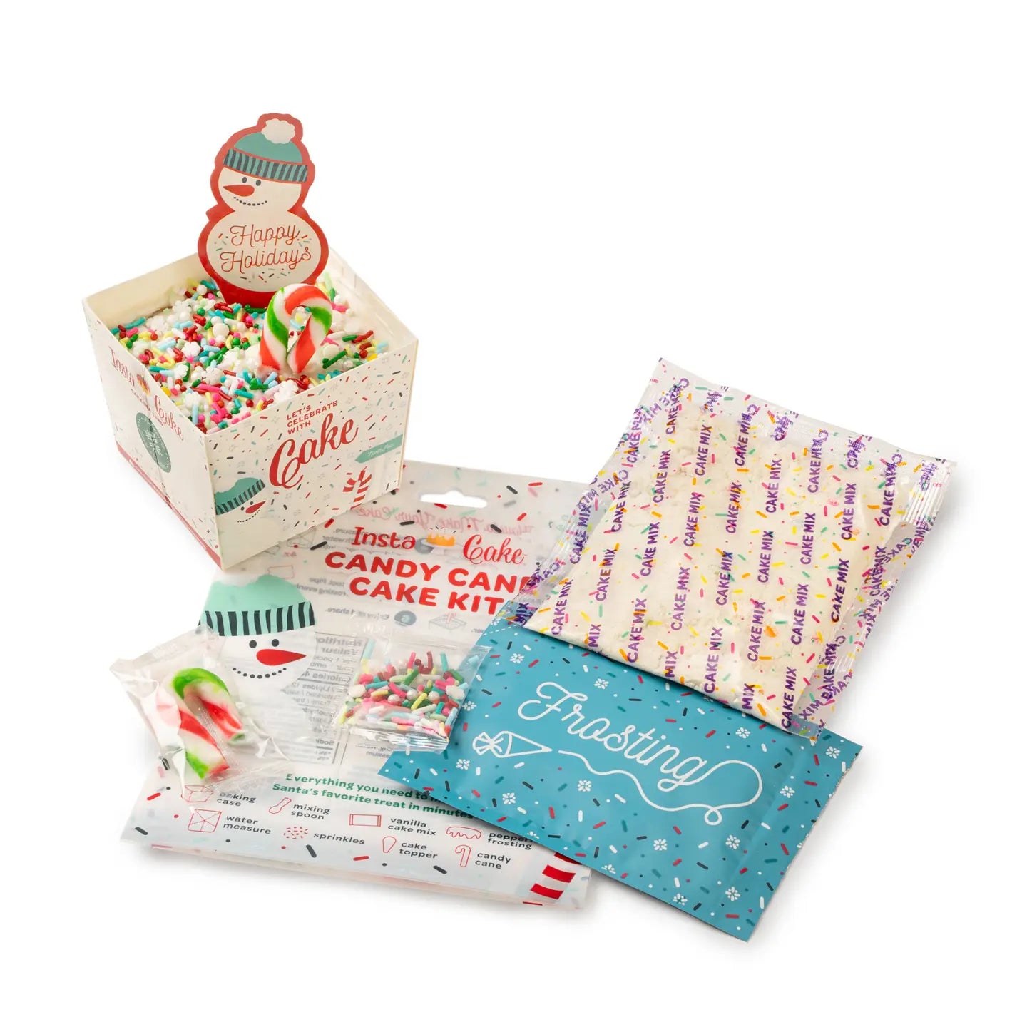 Christmas Candy Cane Cake Mix Kit
