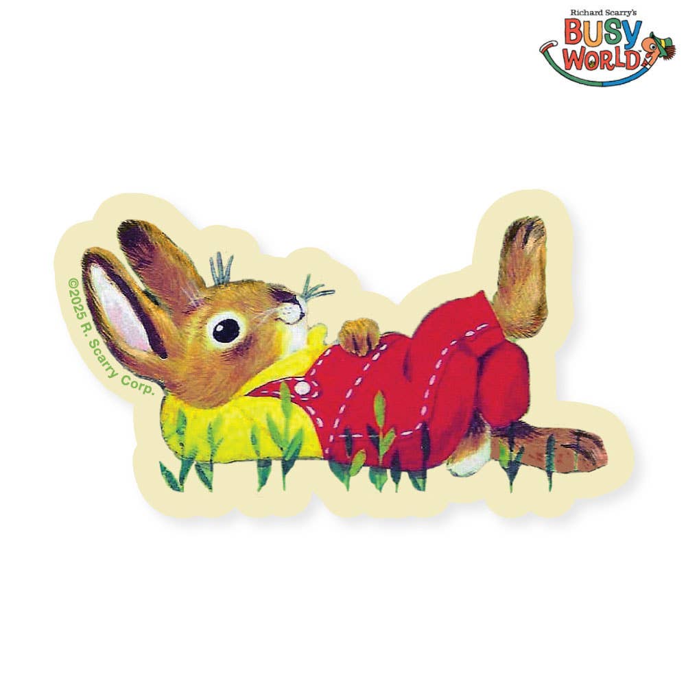 3P4 x Richard Scarry® - Nicholas Bunny Daydream Sticker