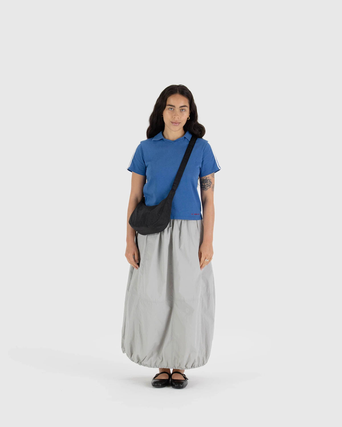 Small Nylon BAGGU Crescent Bag