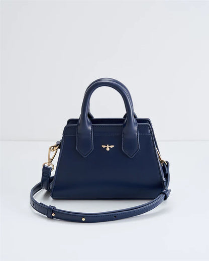 Royal Ditsy Mini Tote - Navy