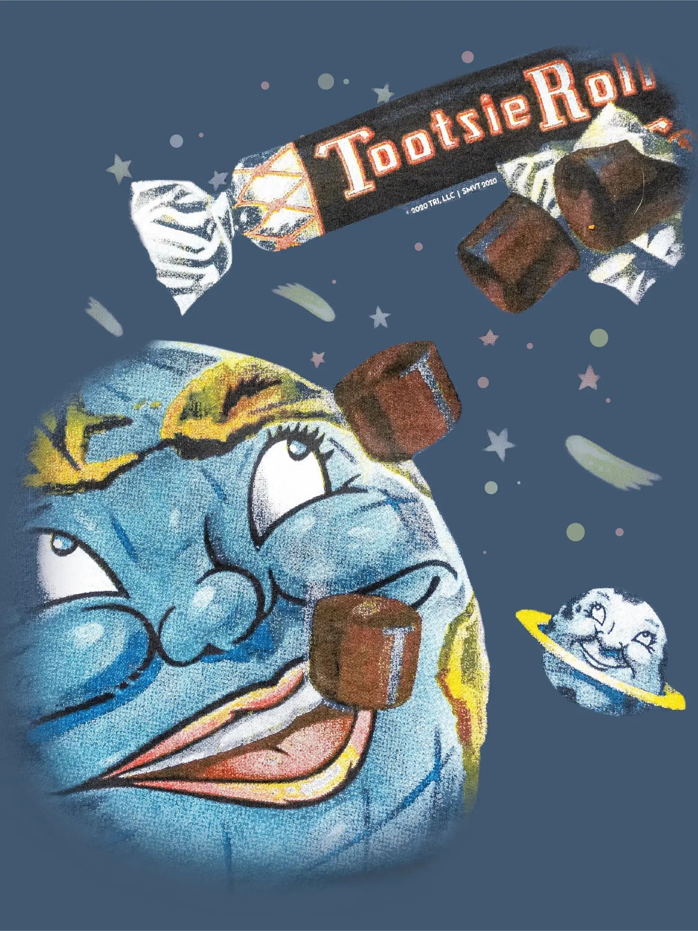 Tootsie Roll® Moon Tee | Vintage 1920 Tootsie Advertisement