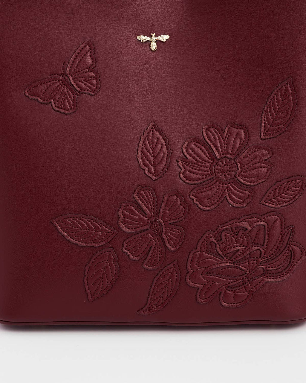 Margot Floral Applique Bucket Bag
