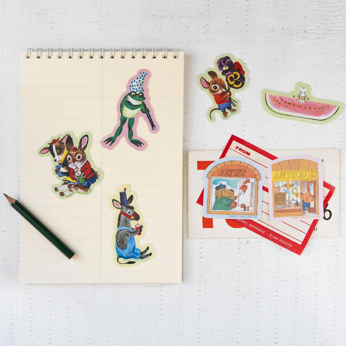 3P4 x Richard Scarry® - Farm Friends Sticker