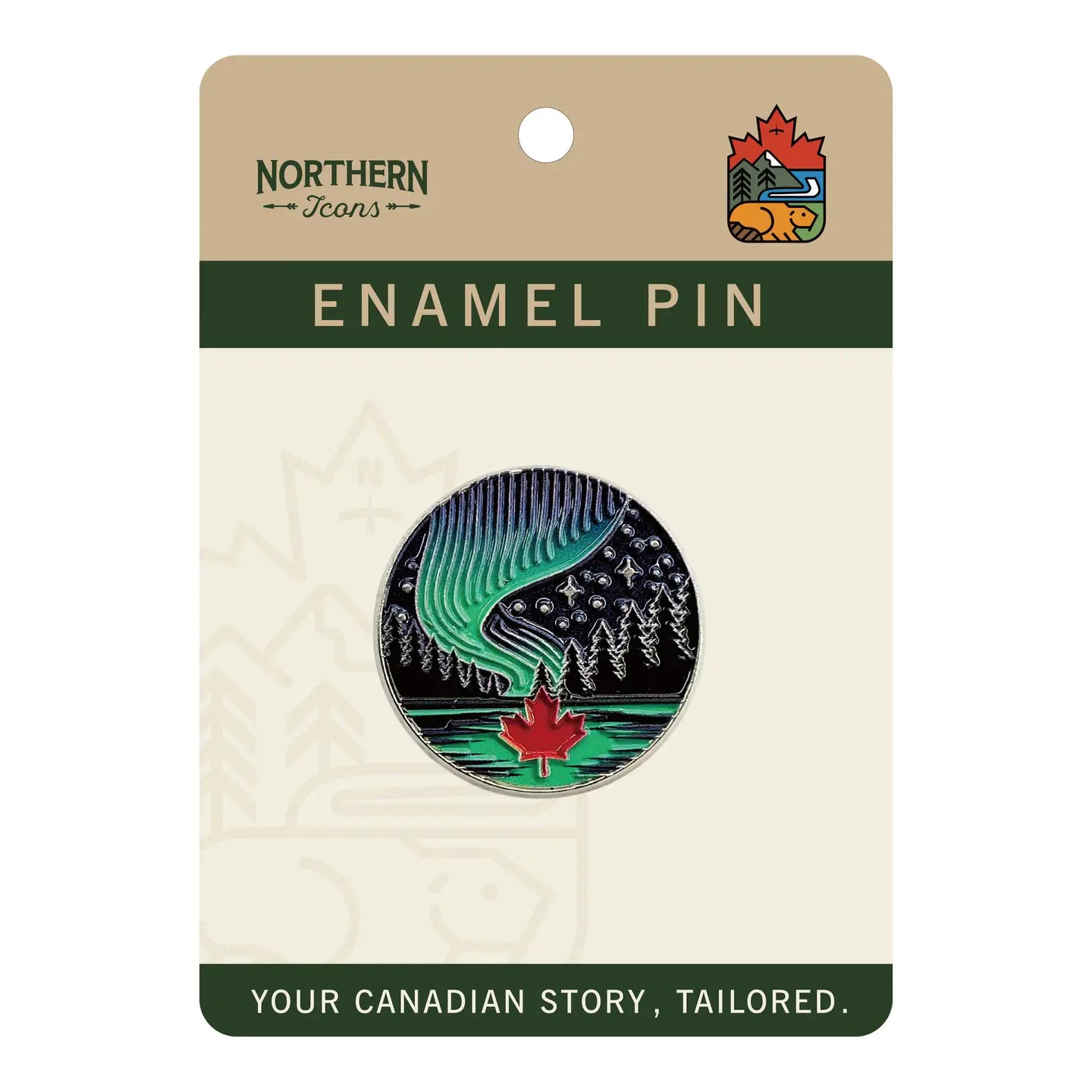 Aurora Canada Enamel Pin