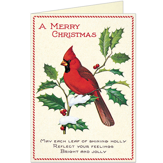 Christmas Bird Greeting Card