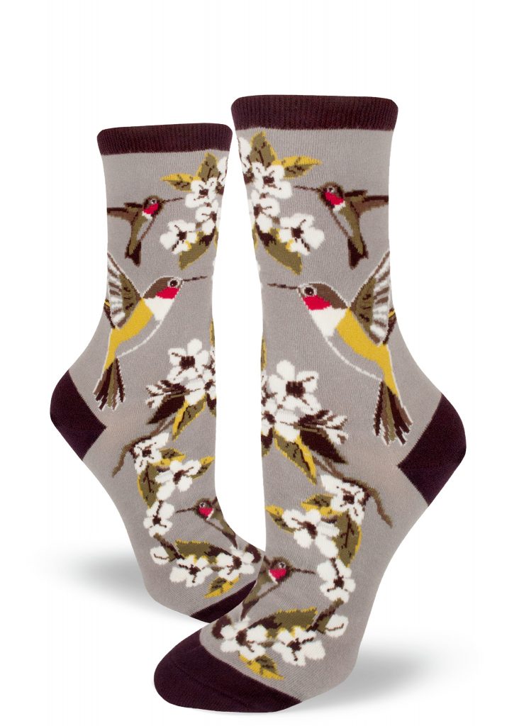 Hummingbird Garden Women's Socks