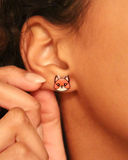 Fox Stud Earrings