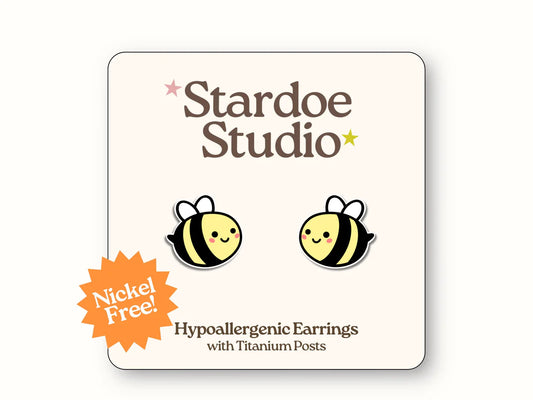 Bee Stud Earrings