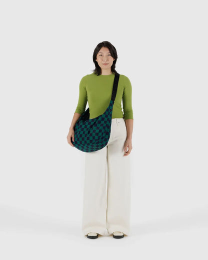 Large Nylon Crescent Bag
