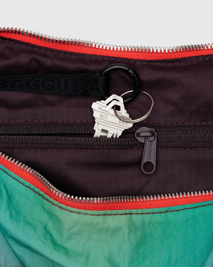 Medium Nylon Crescent Bag