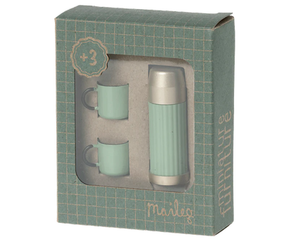 Thermos and Cups-Mint