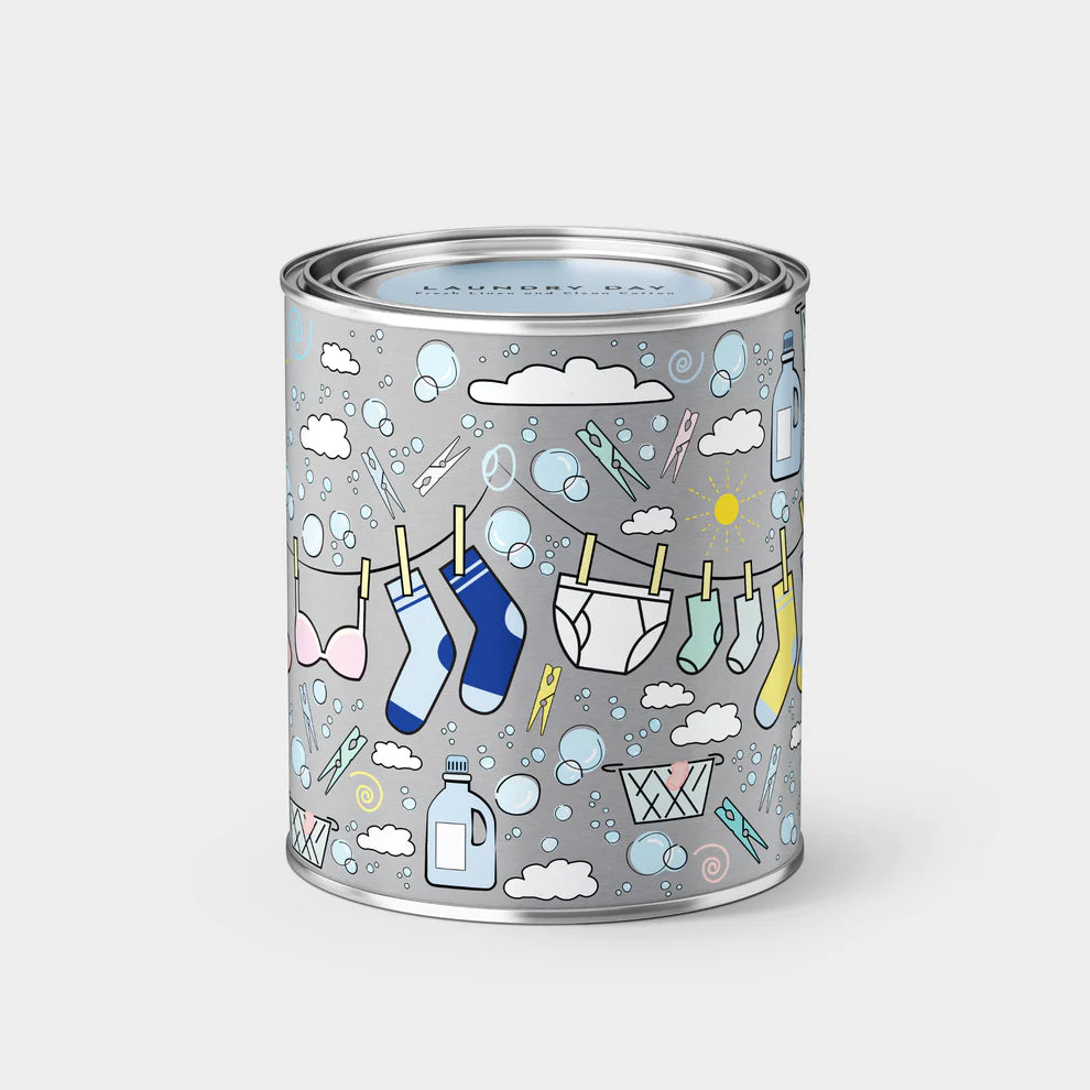 Laundry Day Paint Tin Candle