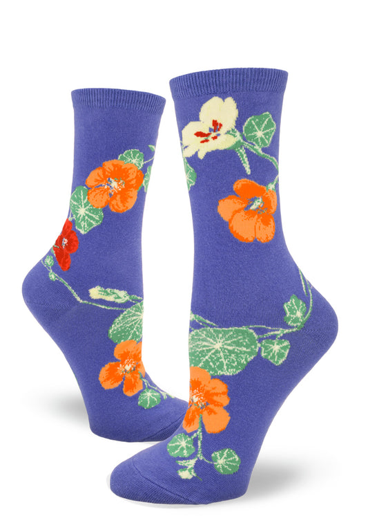 Nasturtiums Women's Crew Socks