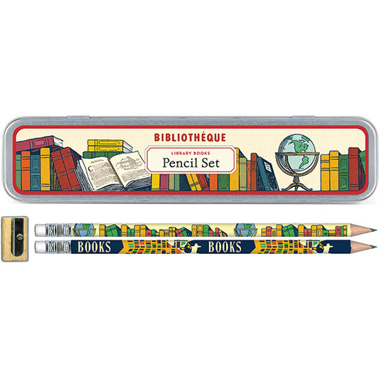 Library Books Pencil Set