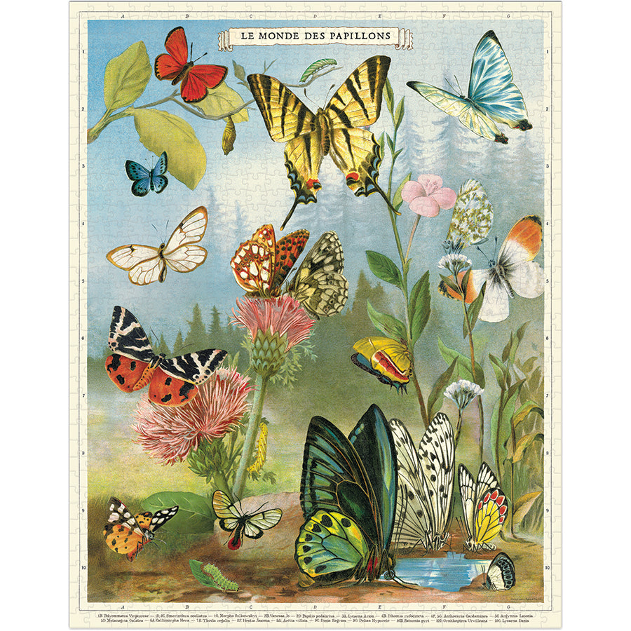 World of Butterflies 1000 Piece Puzzle