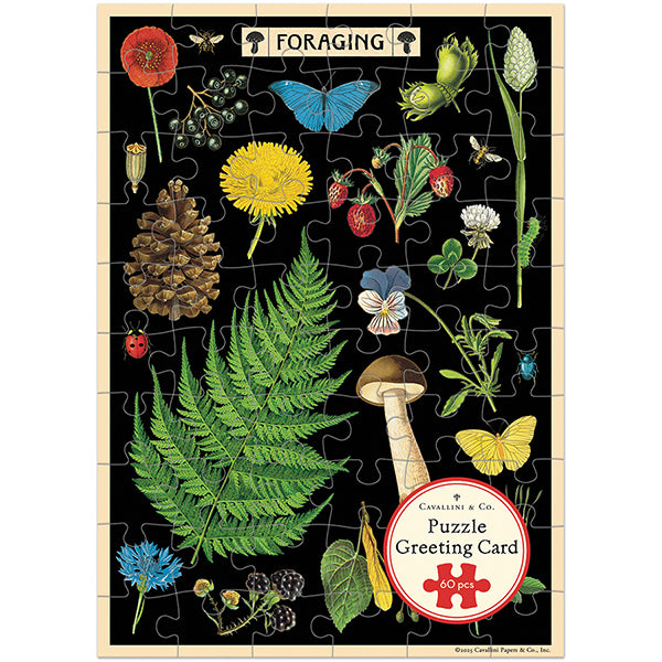 Foraging Puzzle Greeting Card