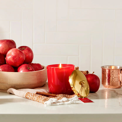 Simmered Cider Red Candle