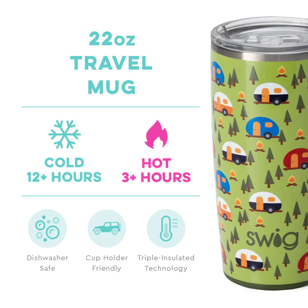 SWIG Travel Mug 22oz - Happy Camper