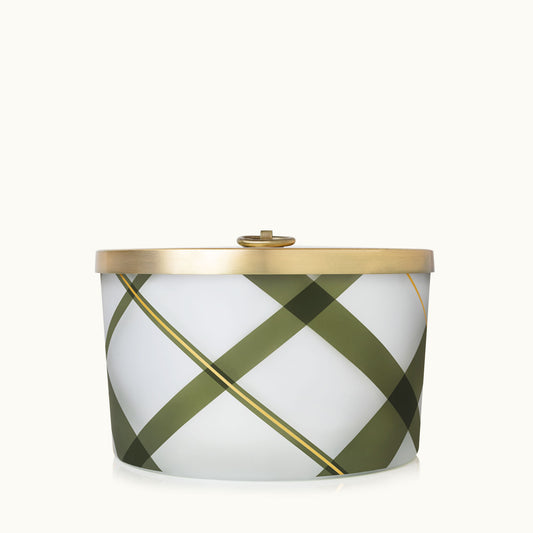 FF Plaid 3 Wick Candle 18oz