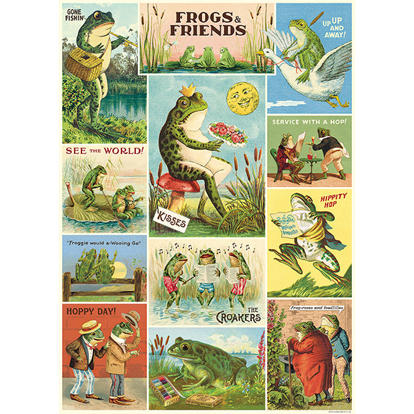 Frogs & Friends Poster