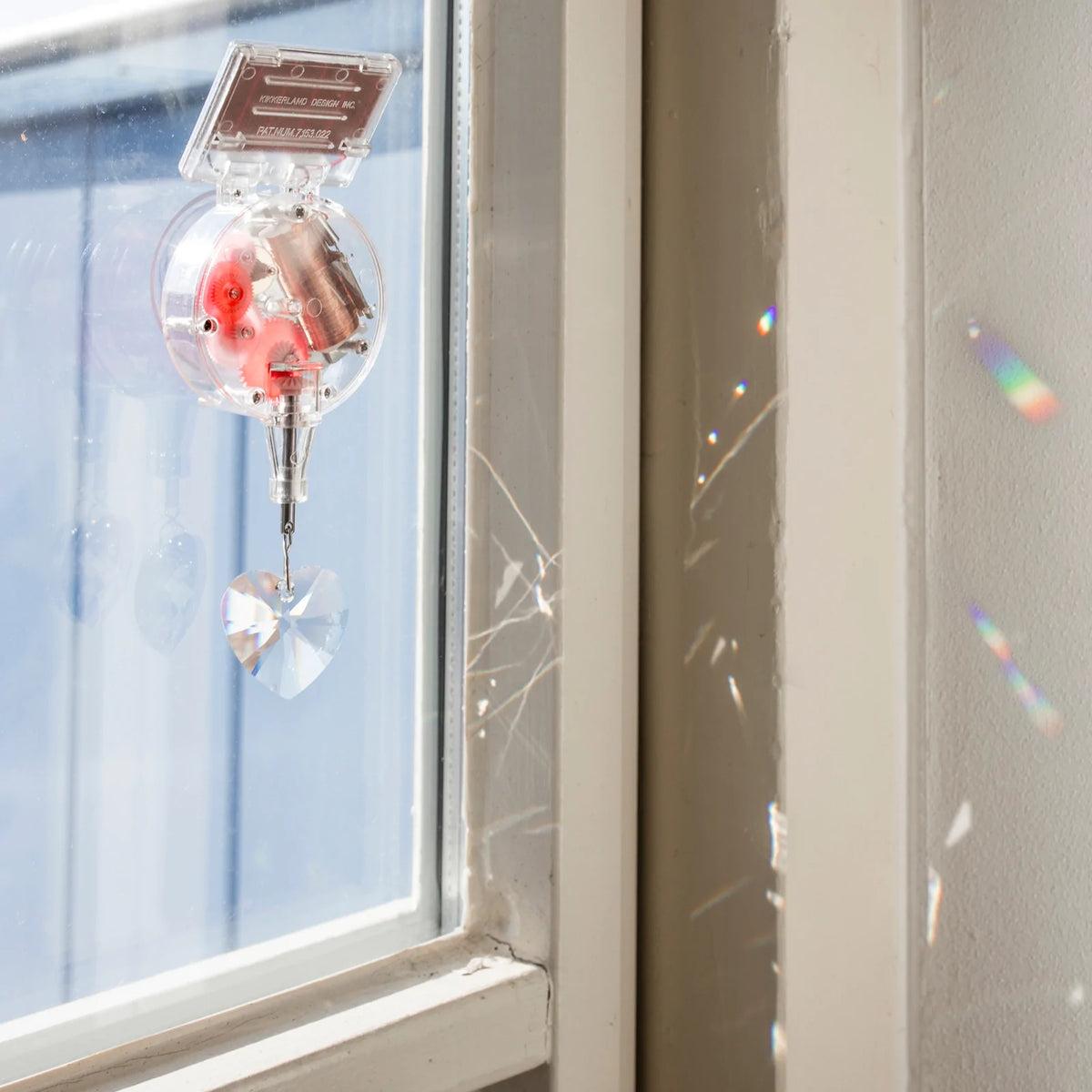 Solar Powered Heart Rainbow Maker - Birch Hill Studio