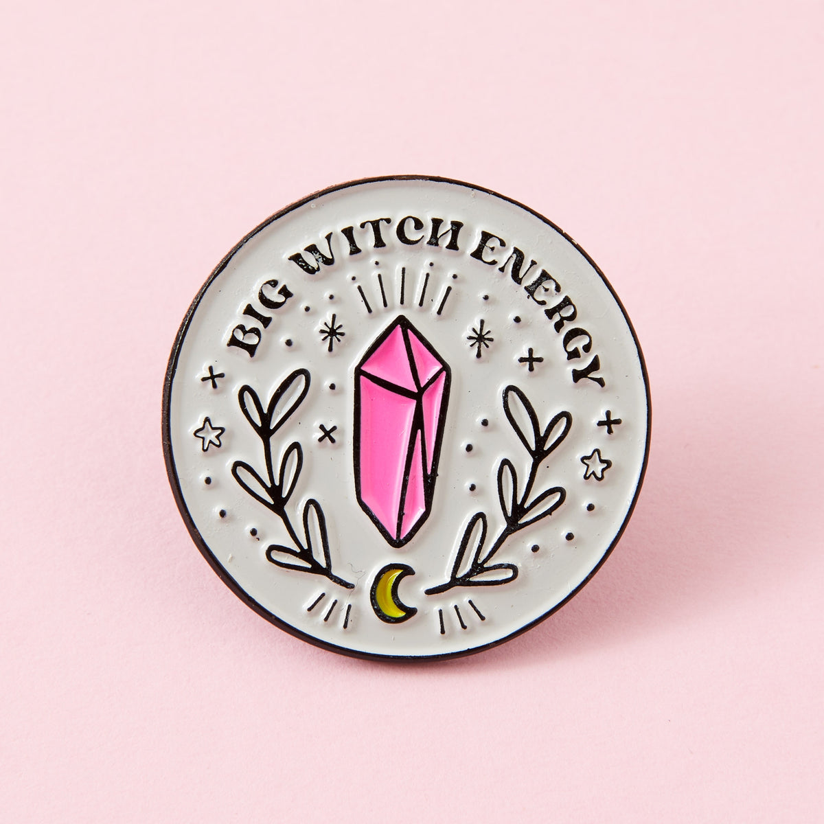 Big Witch Energy Enamel Pin - Birch Hill Studio