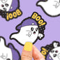 Boo Ghost Vinyl Sticker - Birch Hill Studio