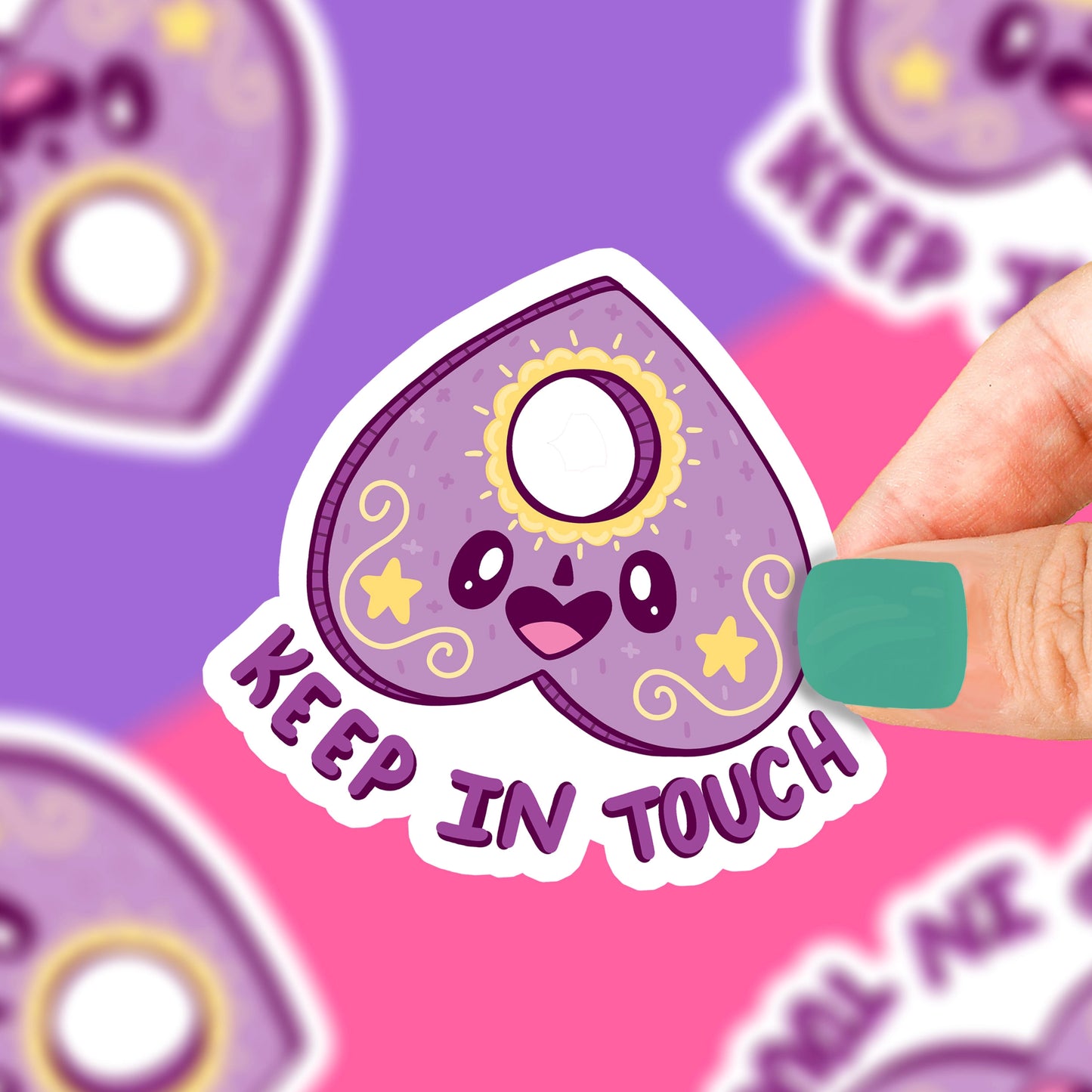 Keep In Touch Vinyl Sticker - Birch Hill Studio