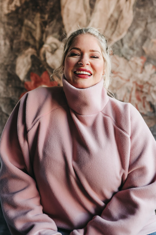 HausOfBirch - Oversized Blush Fleece - Birch Hill Studio