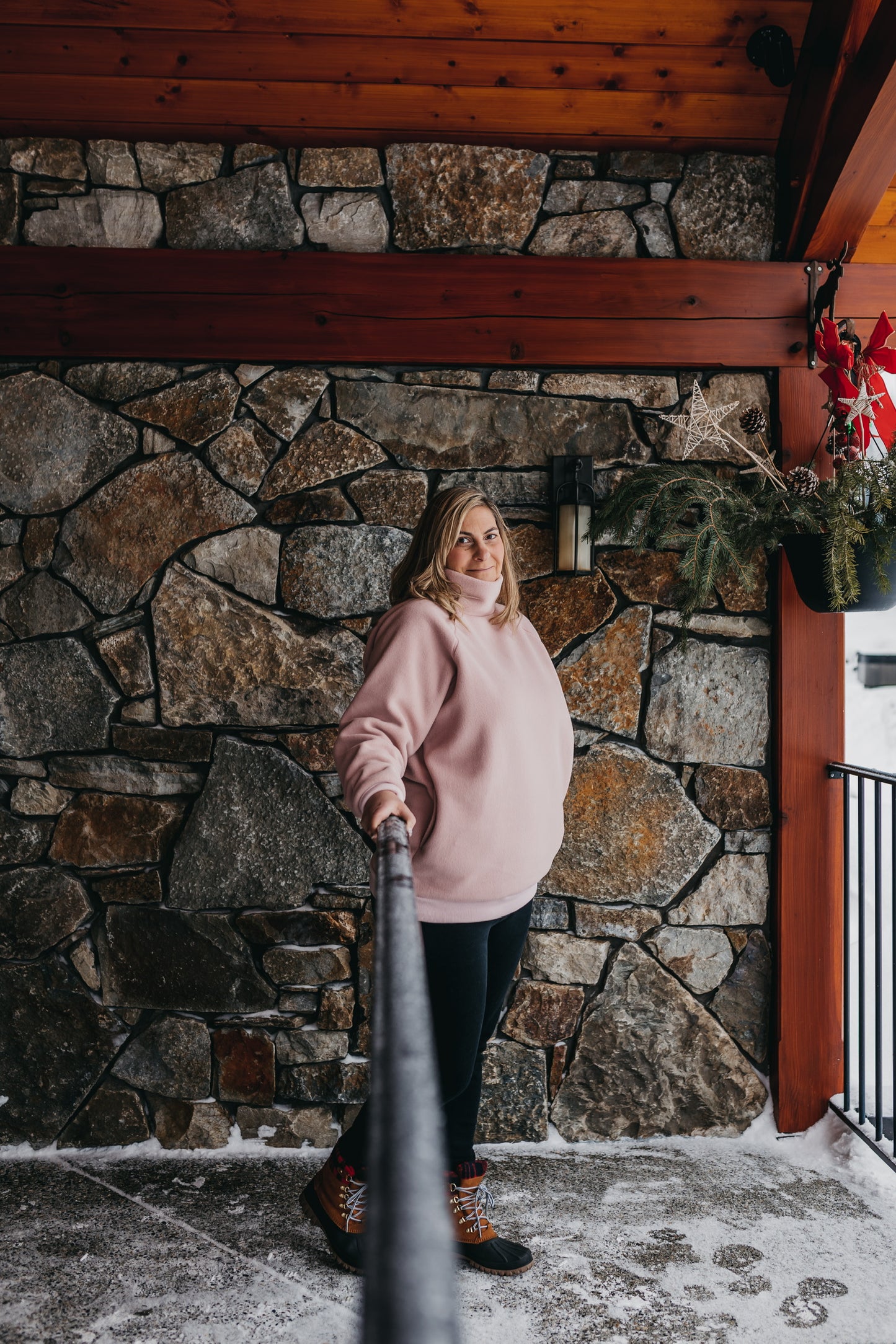 HausOfBirch - Oversized Blush Fleece - Birch Hill Studio