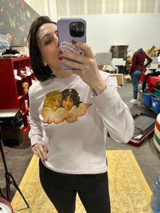 Double angel long sleeve shirt - Birch Hill Studio