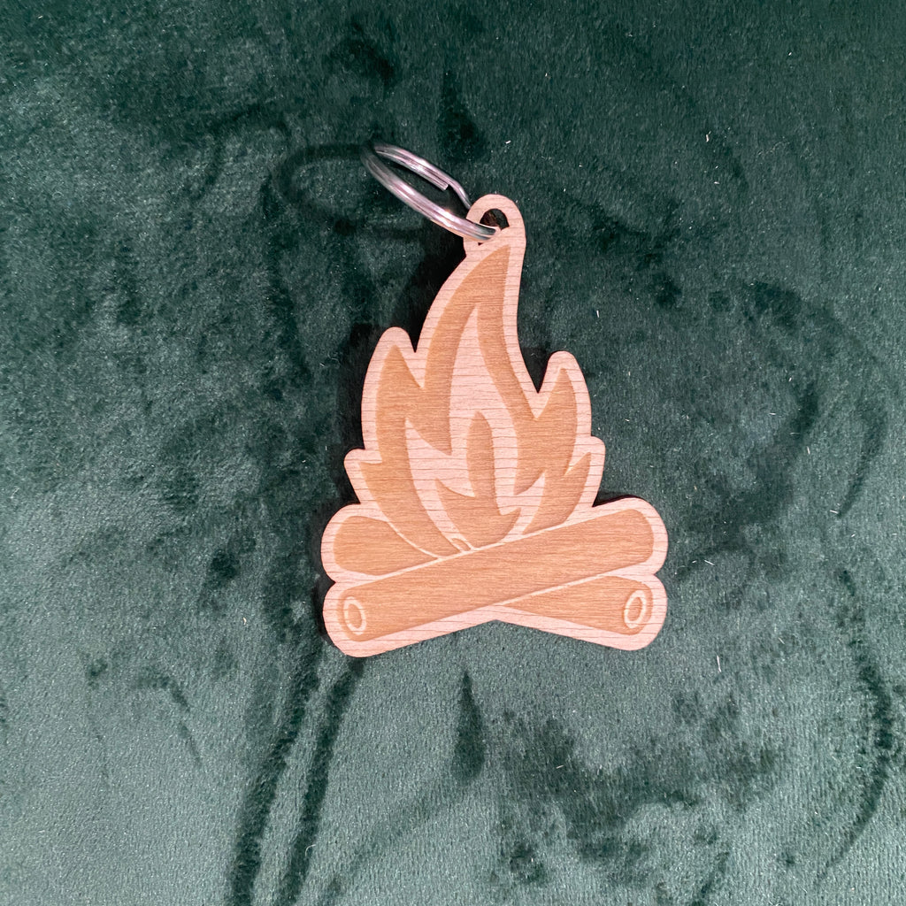 Laser cut design Outdoor Keychains - Four styles to choose from - Birch Hill Studio