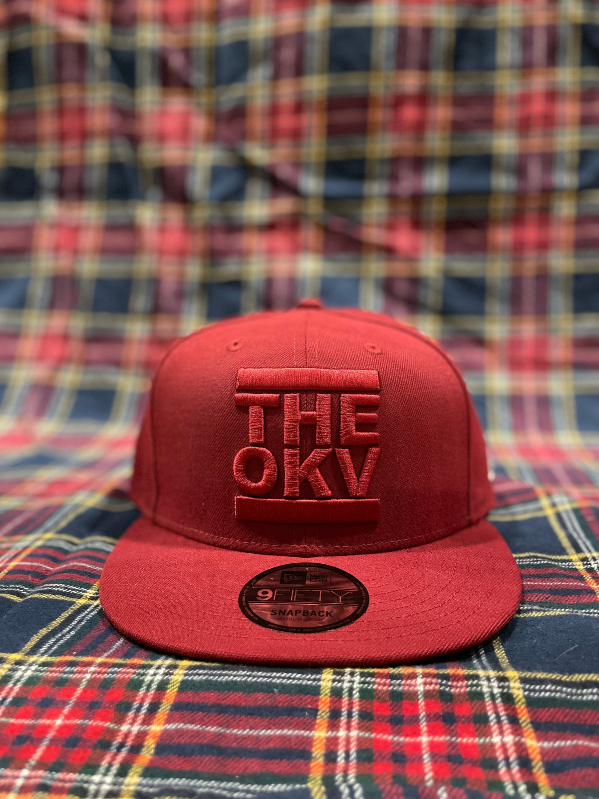 THEOKV Snapback hat - Burgundy - Birch Hill Studio