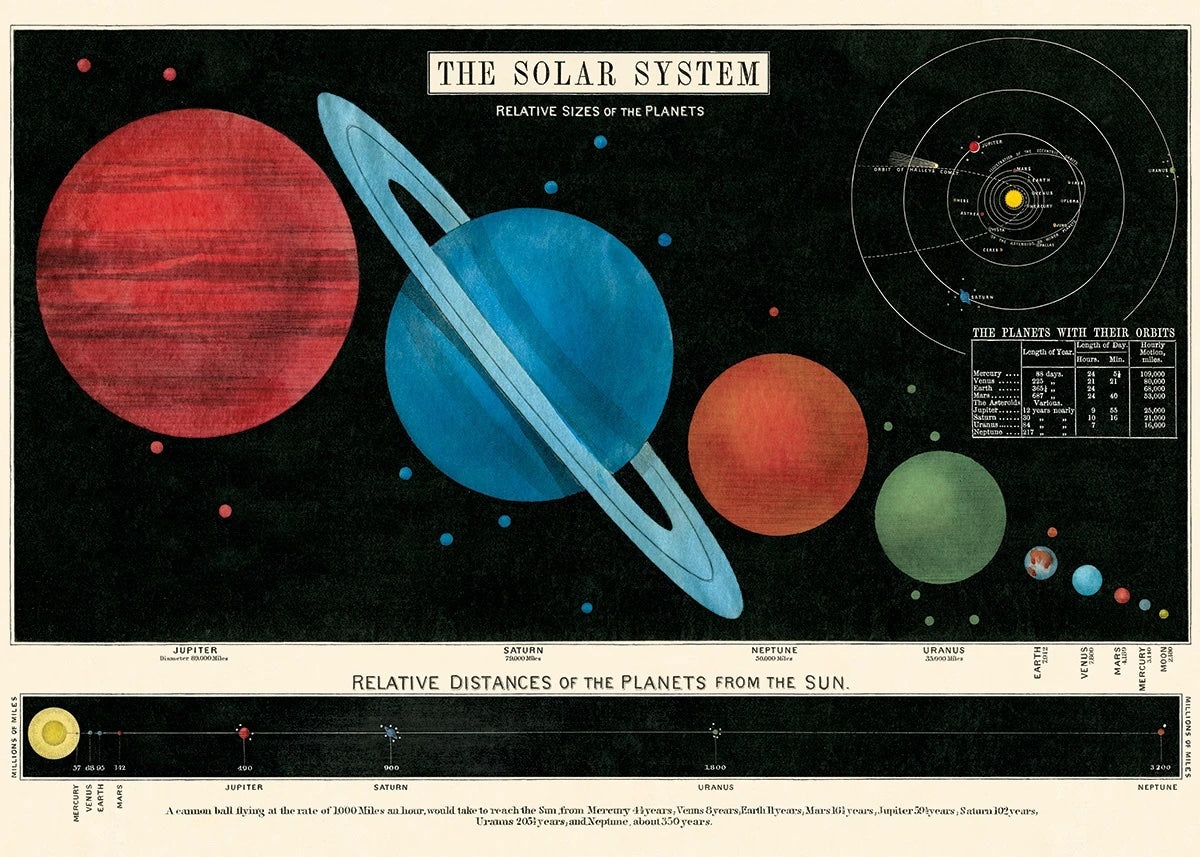 Solar System Poster - Birch Hill Studio