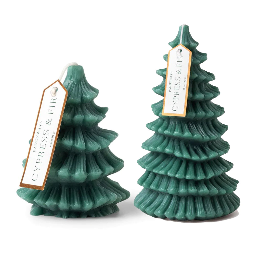 Cypress & Fir Tree Totem Candles - Birch Hill Studio