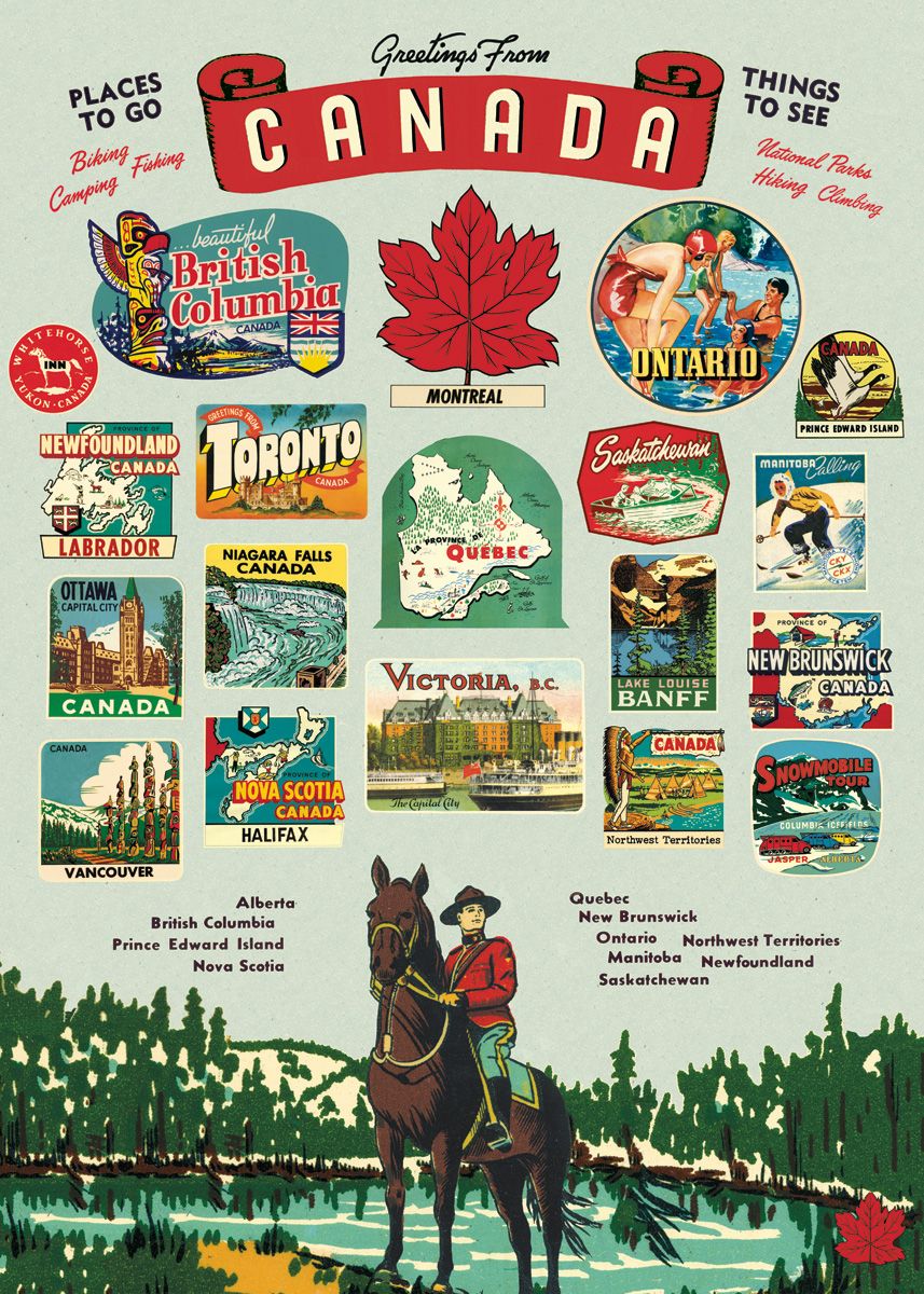 Poster - Canada - Birch Hill Studio