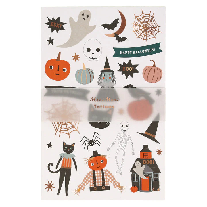 Pumpkin Patch Temporary Tattoo Sheet - Birch Hill Studio